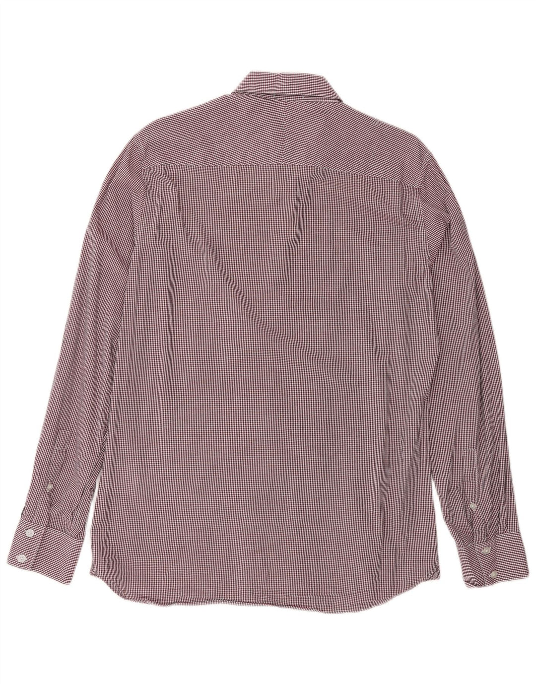 Dkny Chemise homme en coton vichy bordeaux moyen