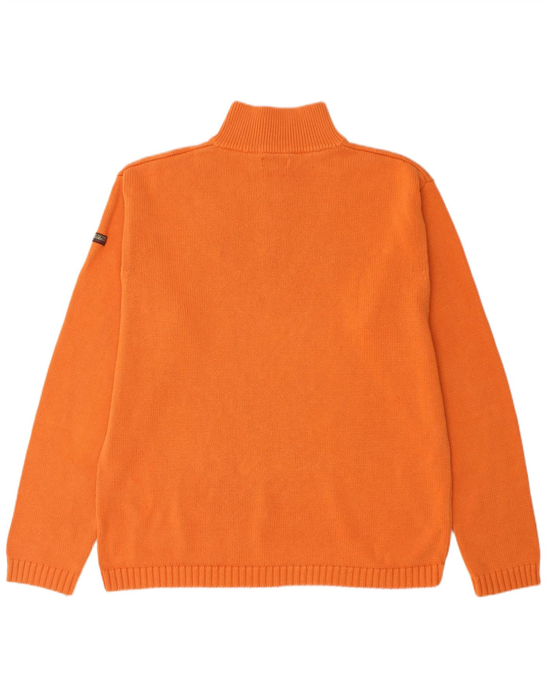 NAPAPIJRI Pull à col zippé géographique pour homme 2XL Orange Coton
