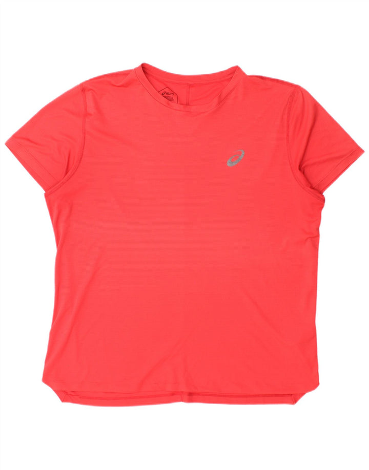 Asics T-Shirt Homme Haut Large Rouge Polyester