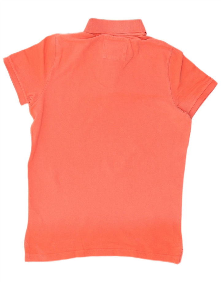 HOLLISTER Polo Homme Rouge Moyen Coton