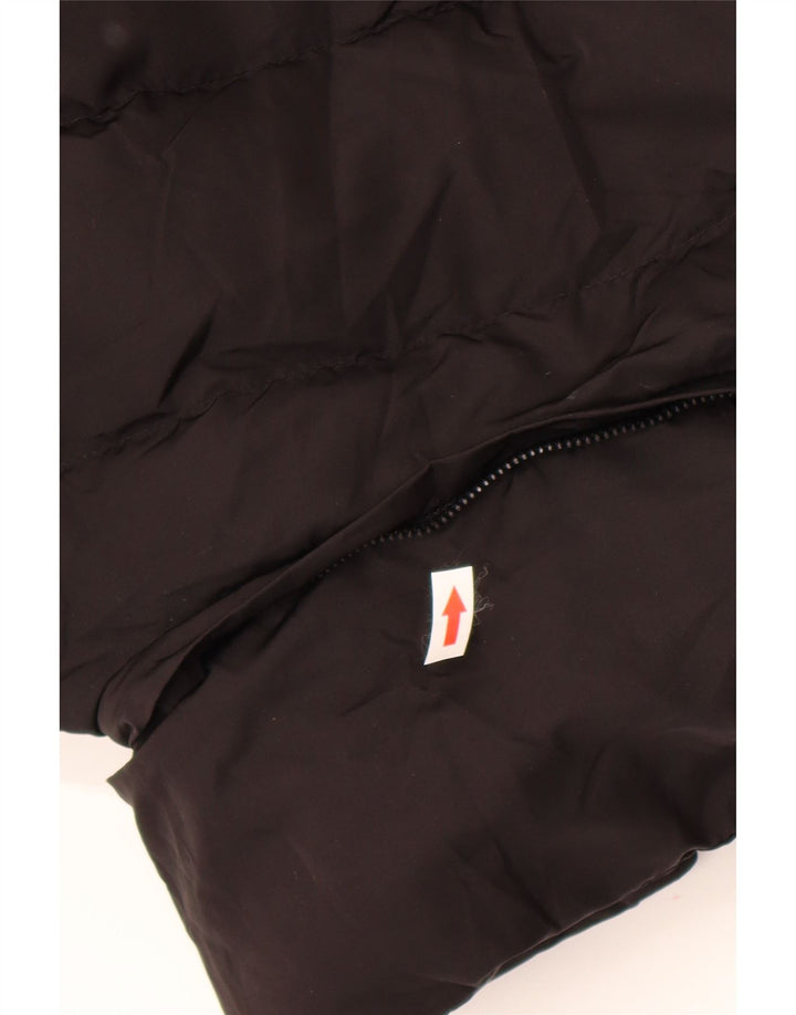 Zara Manteau rembourré pour femme UK 14 Medium Noir