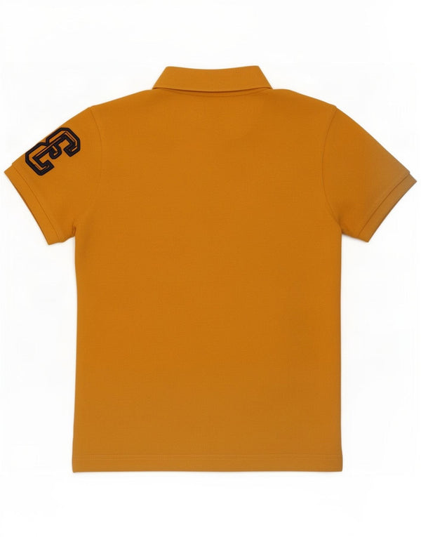 Superdry Polo graphique homme petit coton jaune