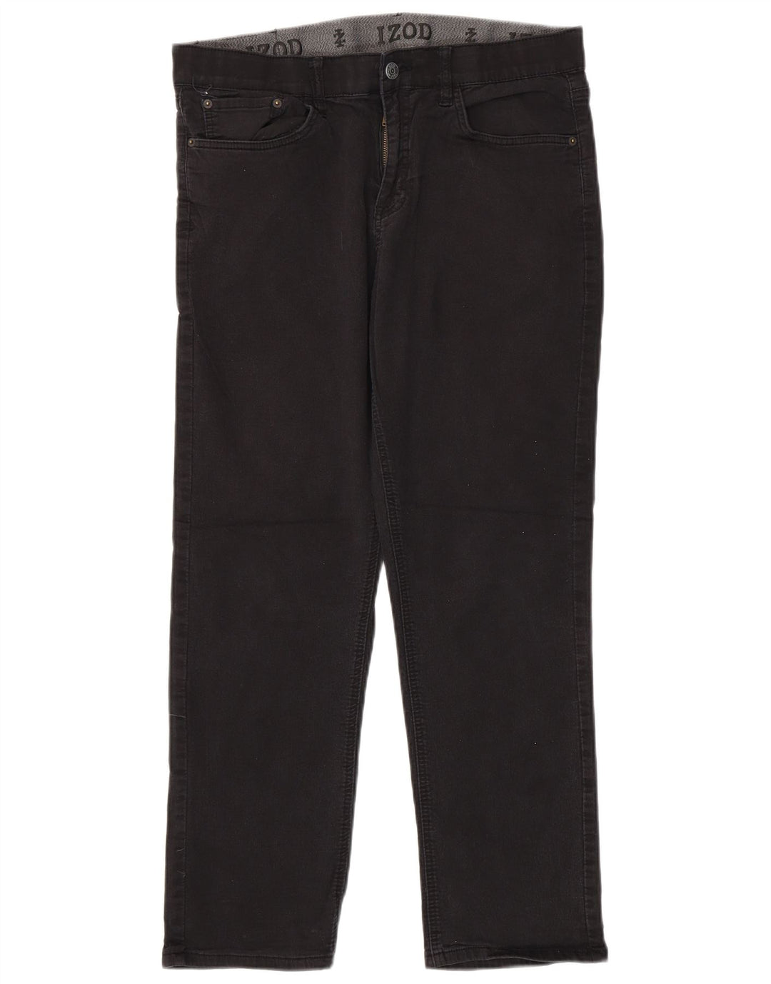 IZOD Jean droit coupe régulière homme W34 L30 coton noir