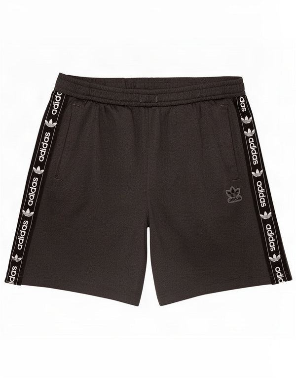 Adidas Short de sport graphique pour hommes, grand gris, polyester color block