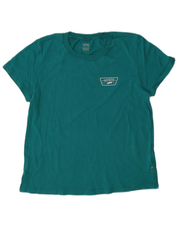 Vans T-shirt graphique pour femme en coton vert moyen UK 12
