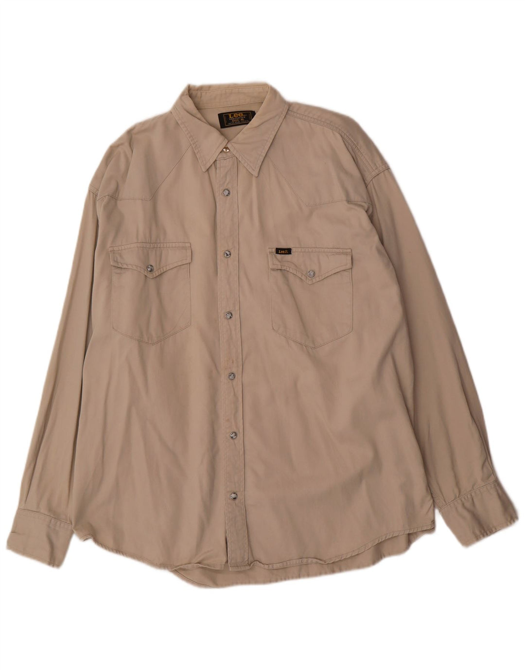 Lee Chemise Homme XL Coton Beige
