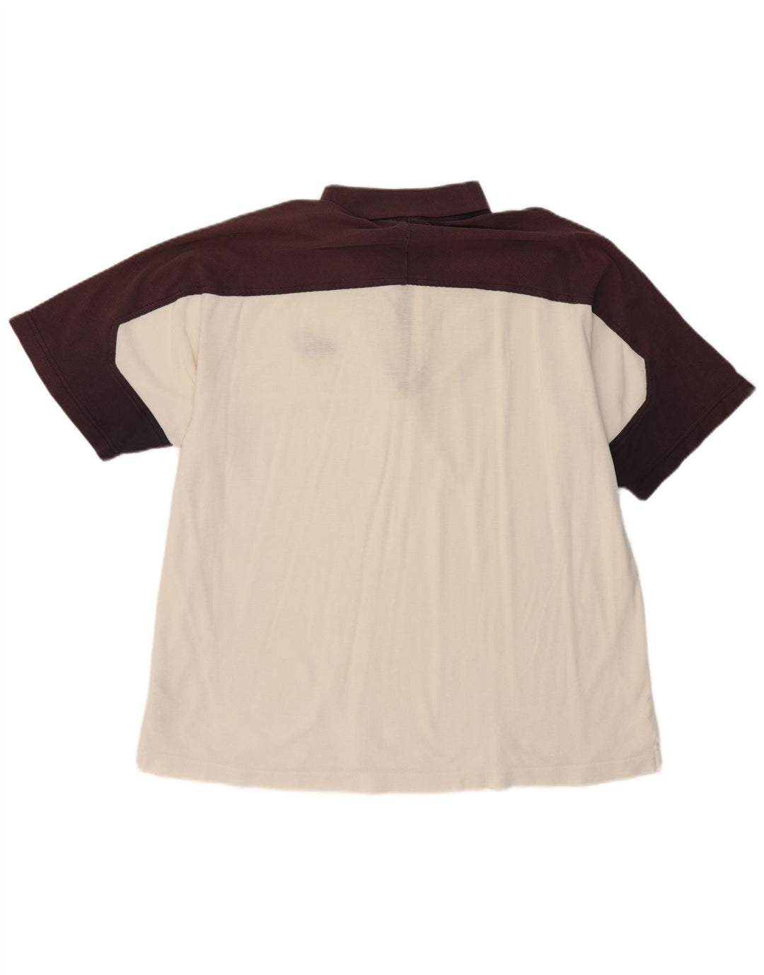 PUMA Polo Homme XL Blanc Colorblock Coton