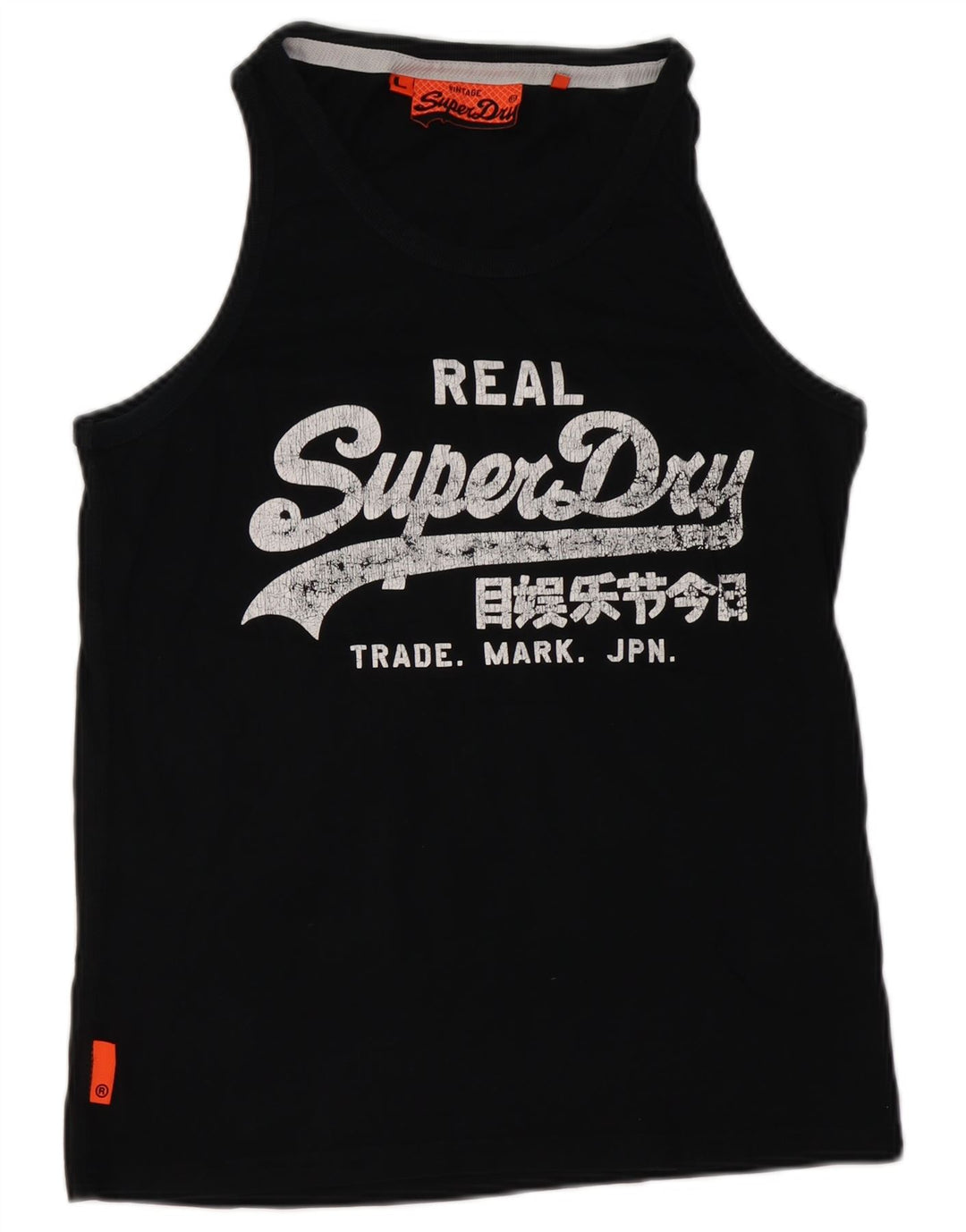 Superdry Débardeur Graphic Homme Large Noir Coton