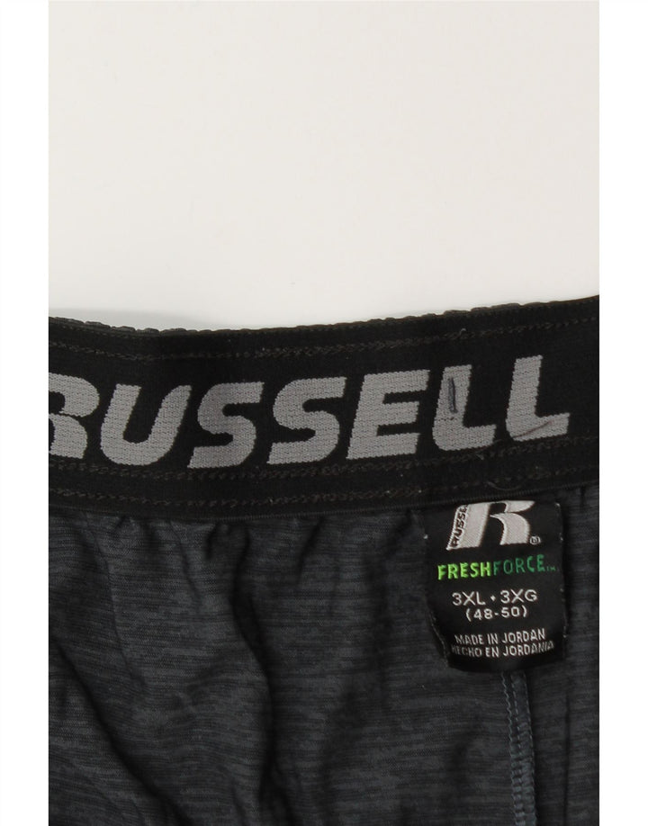 RUSSELL ATHLETIC Short de sport Dri-Power pour homme 3XL Bleu marine Colourblock