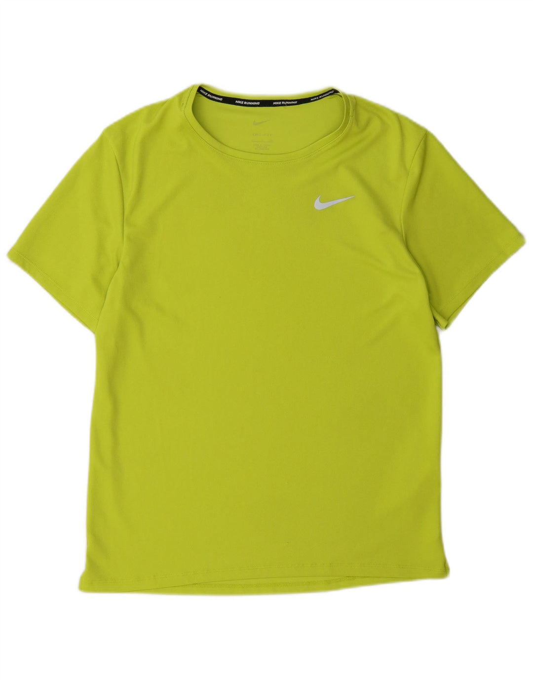Nike Hommes Dri Fit T-Shirt Haut Petit Vert Polyester