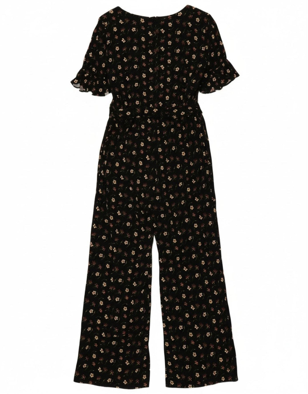 Oasis Combinaison à manches courtes pour femme UK 44 Medium Noir Floral
