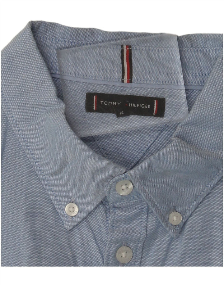 TOMMY HILFIGER Chemise Garçon 13-14 ans Bleu