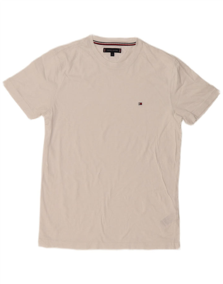 Tommy Hilfiger T-Shirt Homme Petit Blanc Coton
