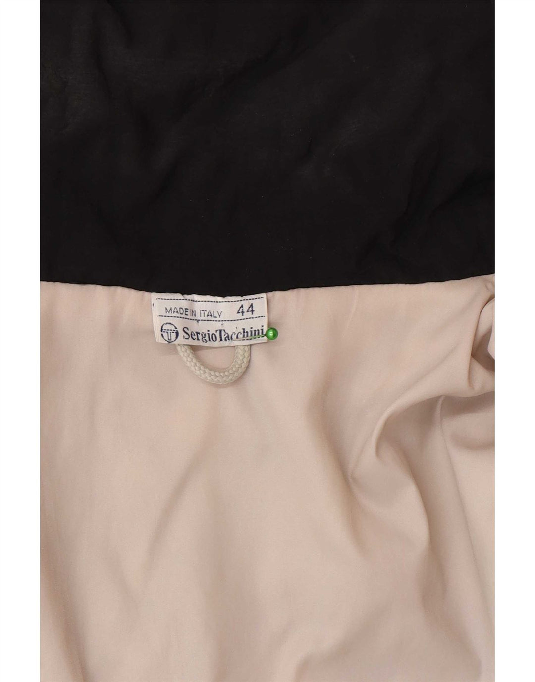 Sergio Tacchini Veste Coupe-Vent Femme IT 44 Moyen Noir Géométrique