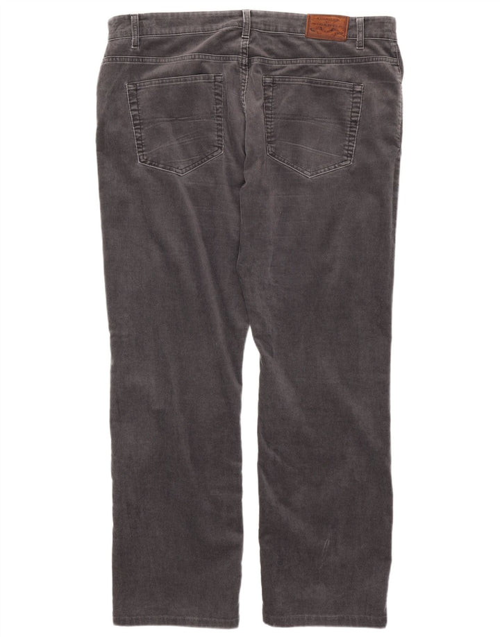 GANT Pantalon droit en velours côtelé Jason Regular Fit W40 L34 Homme Gris Coton