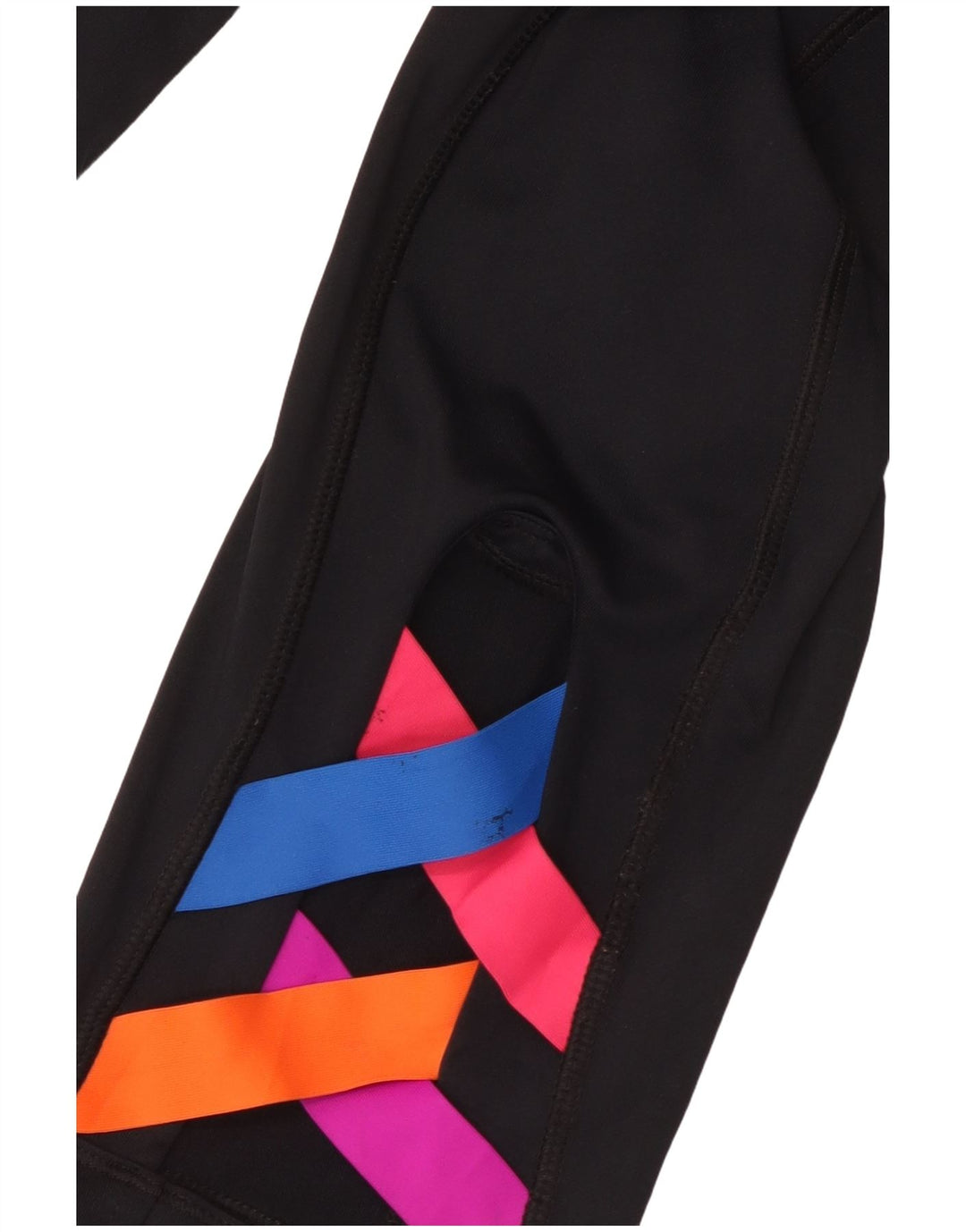 FILA Legging Capri Femme UK 44 Noir Moyen