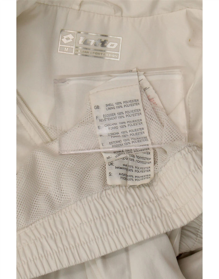 Lotto Veste de Survêtement Homme Blanc Moyen Polyester
