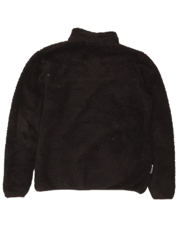 Mountain Warehouse Pull polaire à col zippé pour homme Taille L Noir Polyester