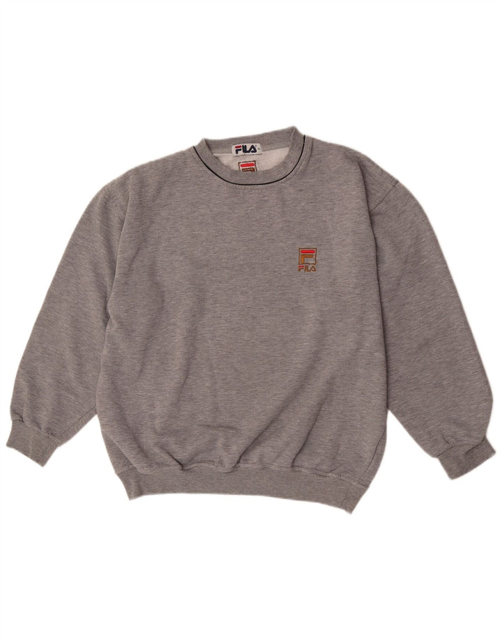 Fila Sweat-shirt surdimensionné pour femme UK 18 XL Gris Polyester