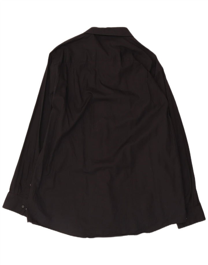 Calvin Klein Chemise Homme Taille 17 XL Coton Noir