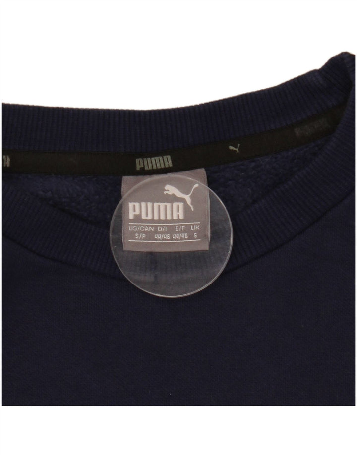 Puma Sweat-shirt pour homme Bleu marine Taille S