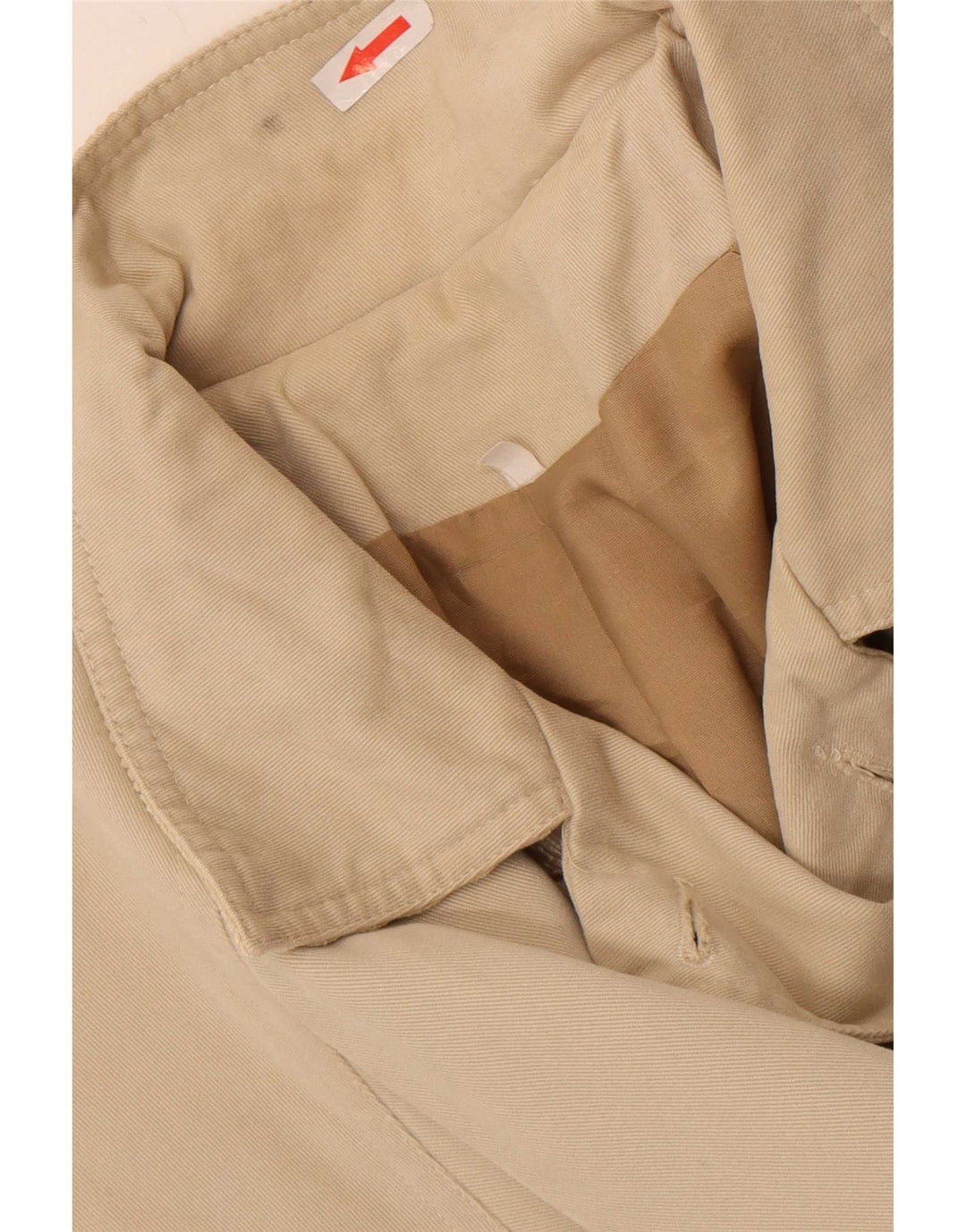 vintage Femme Double Breasted Coat UK 14 Grand Beige