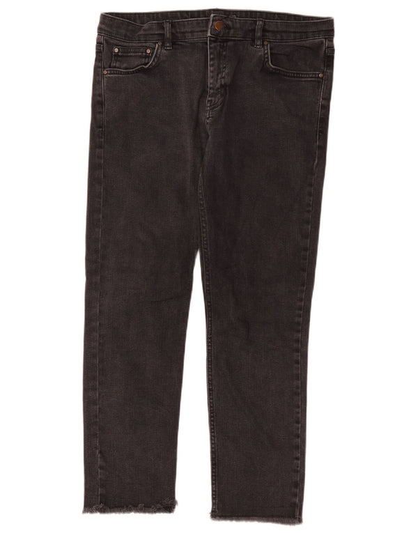 Topshop Jean Slim Femme UK 14 Large W32 L26 Coton Gris