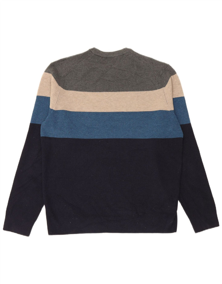 Marks & Spencer Pull ras du cou pour homme, grand, multicolore