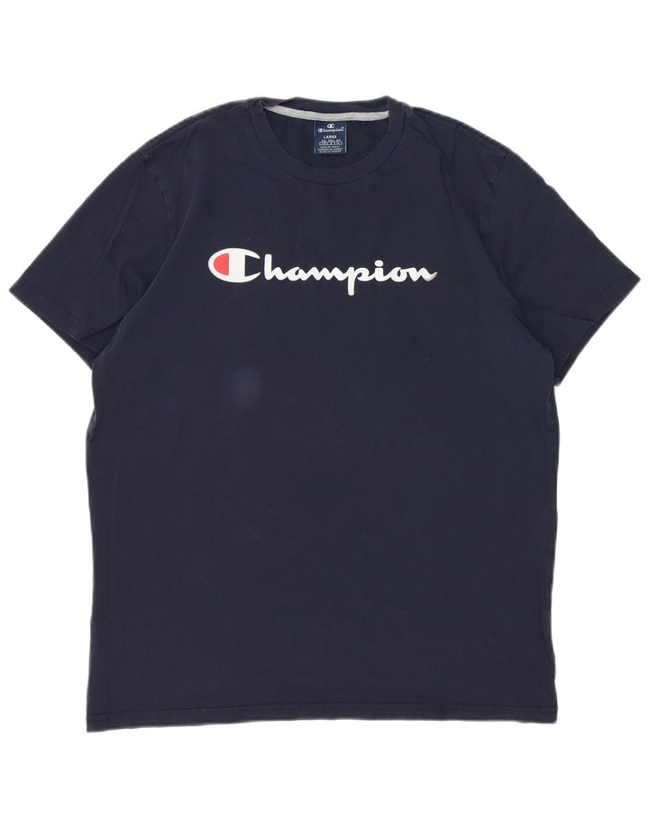 Champion T-Shirt Graphique Homme Grand Bleu Marine