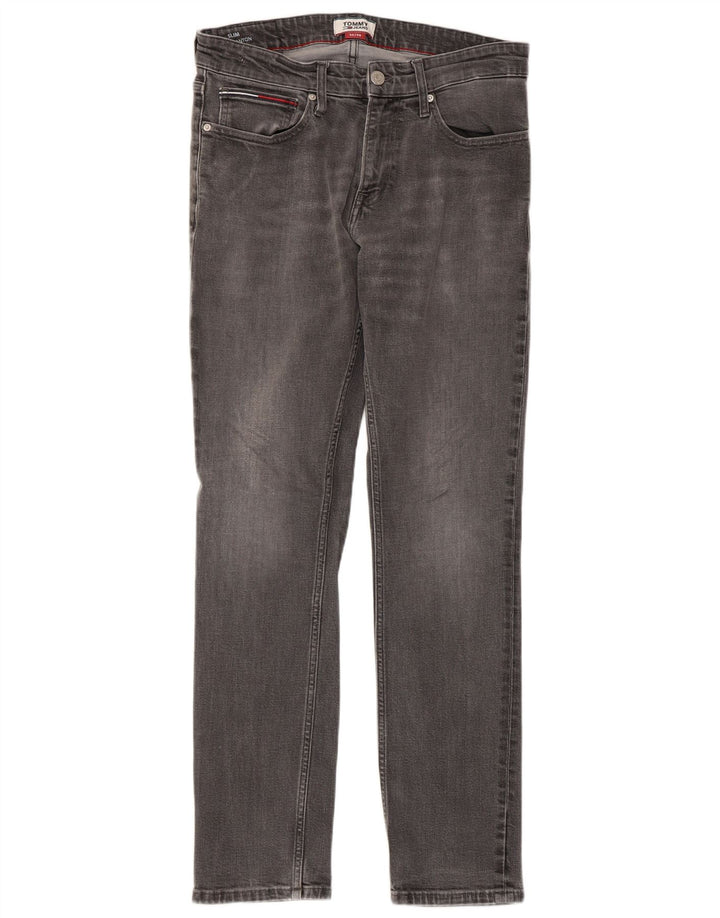 TOMMY HILFIGER Jean Slim Scanton Homme W32 L30 Gris Coton
