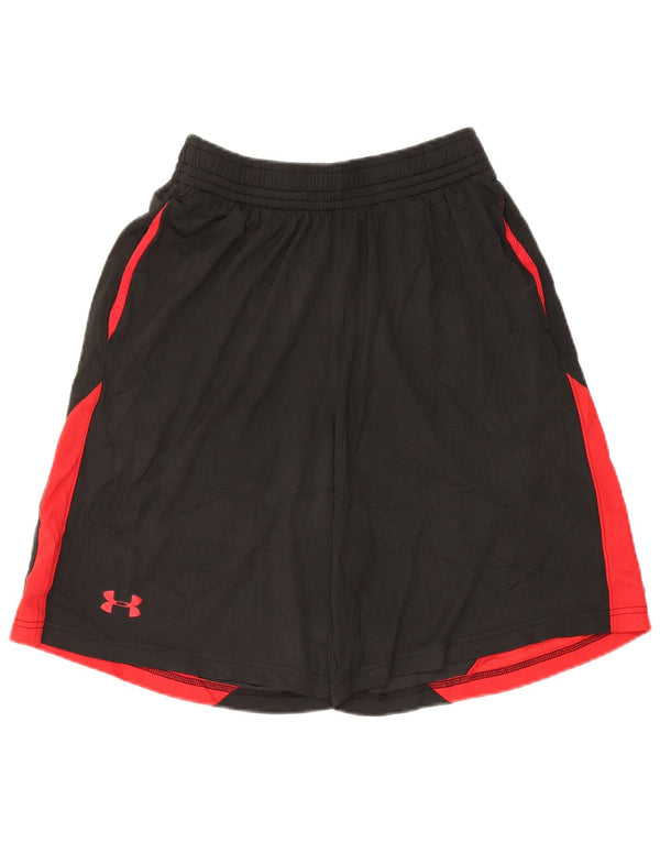 UNDER ARMOUR Mens Heat Gear Sport Shorts Medium  Black Colourblock