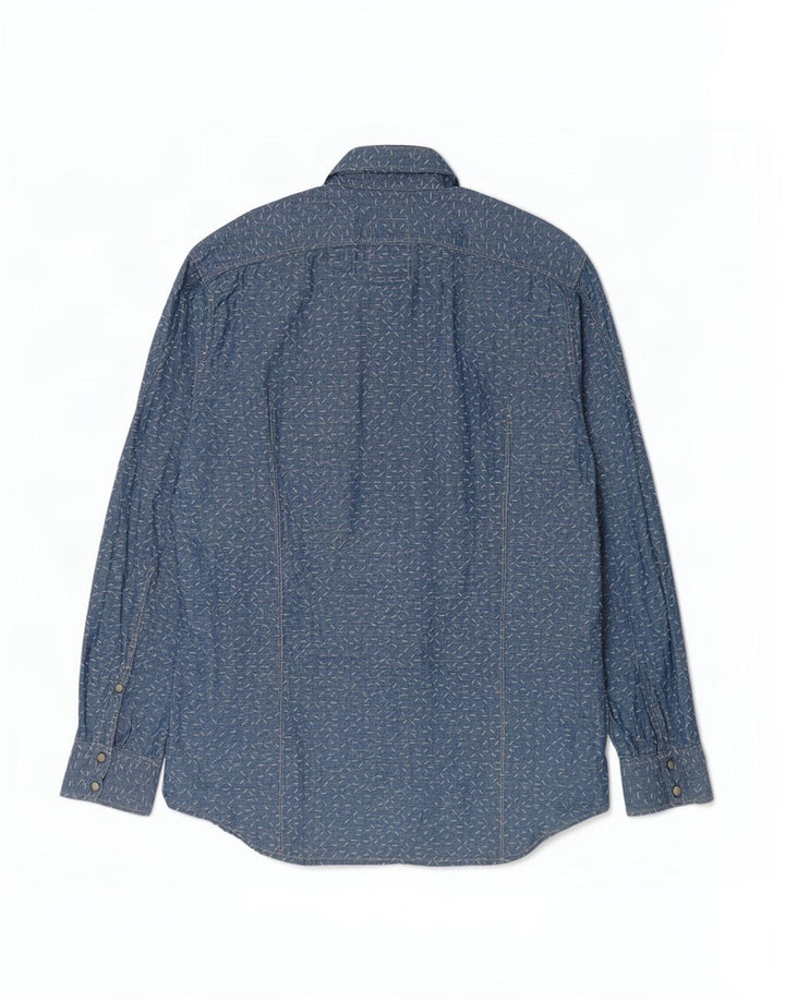 G-Star Chemise Homme XL Bleu Spotted Linen