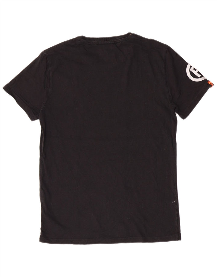Superdry T-Shirt Graphique Homme Noir Moyen Coton