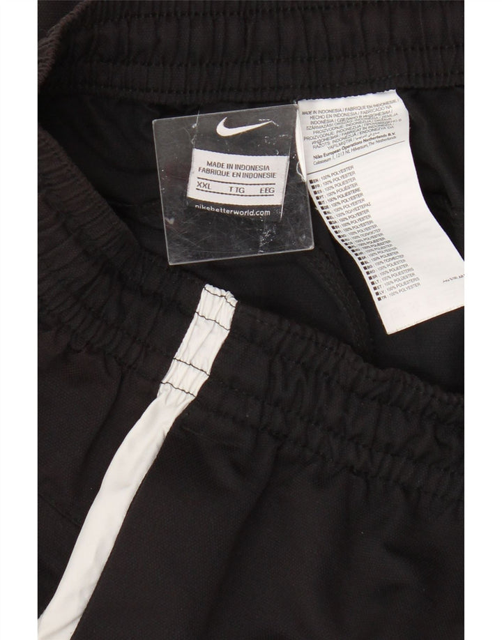 Nike Short de sport pour homme 2XL en polyester color block noir