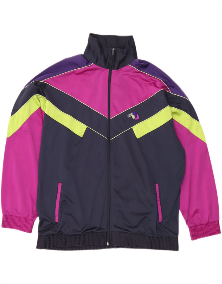 Brugi Veste de survêtement pour homme XL Bleu marine Colourblock