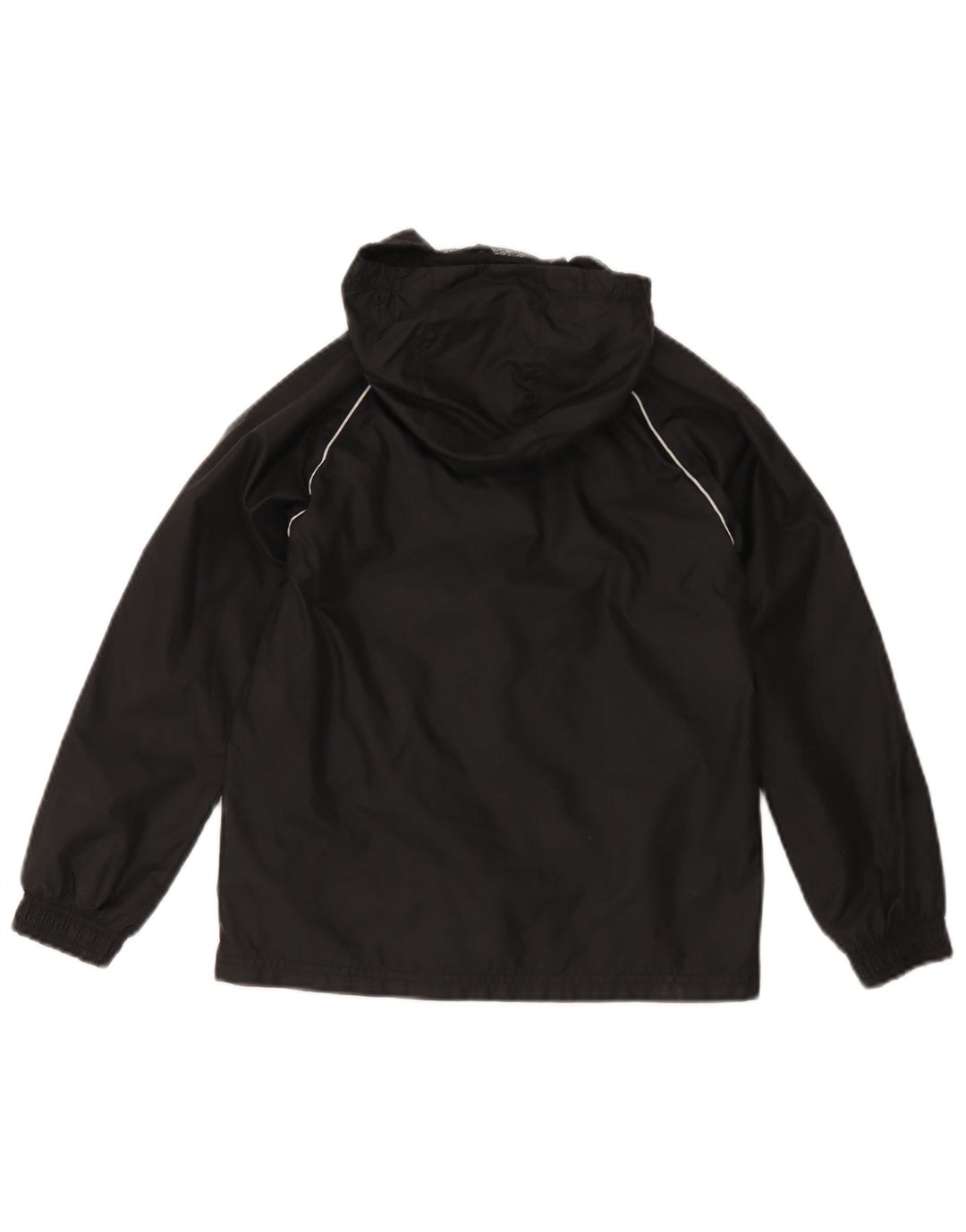 Veste de pluie à capuche Adidas Garçon 7-8 ans Noir Polyester