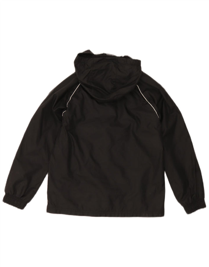 Veste de pluie à capuche Adidas Garçon 7-8 ans Noir Polyester