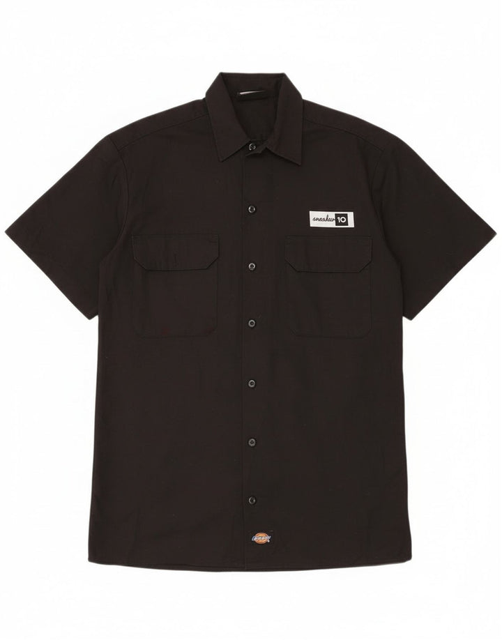 Dickies Chemise à Manches Courtes Homme XS Noir Polyester