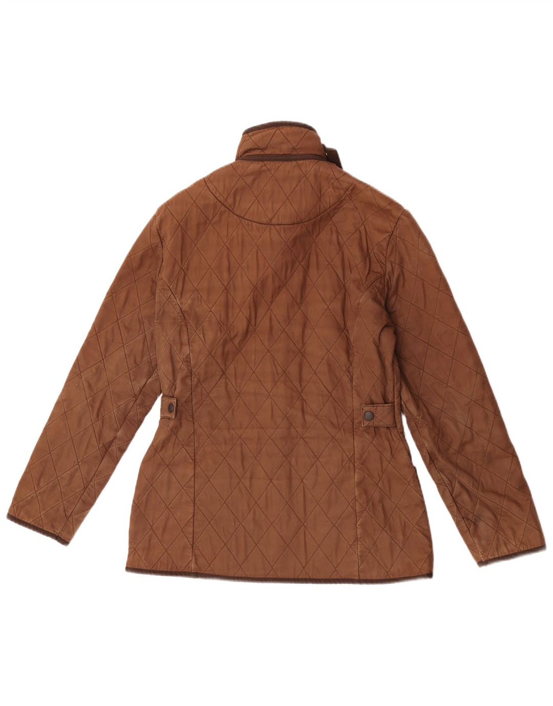 Barbour Veste matelassée pour femme UK 10 Petit coton marron