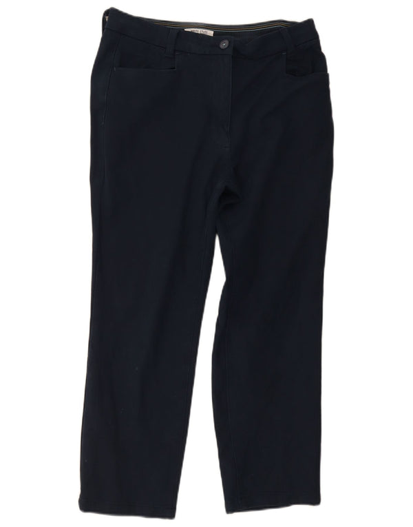 Pantalon décontracté White Stuff Petite pour femme UK 10 Small W28 L25 Bleu marine