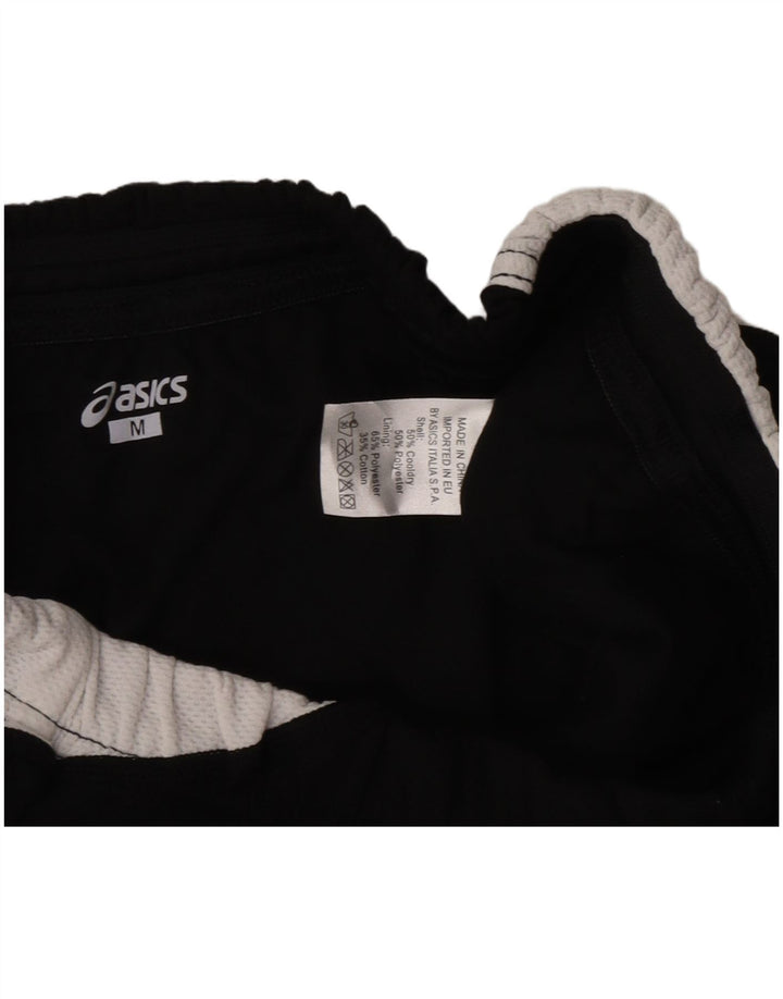 Asics Short de sport graphique pour femme UK 12 Polyester color block noir moyen