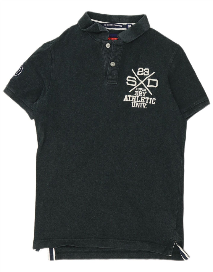 Superdry Polo Graphique Homme Vert Moyen Coton