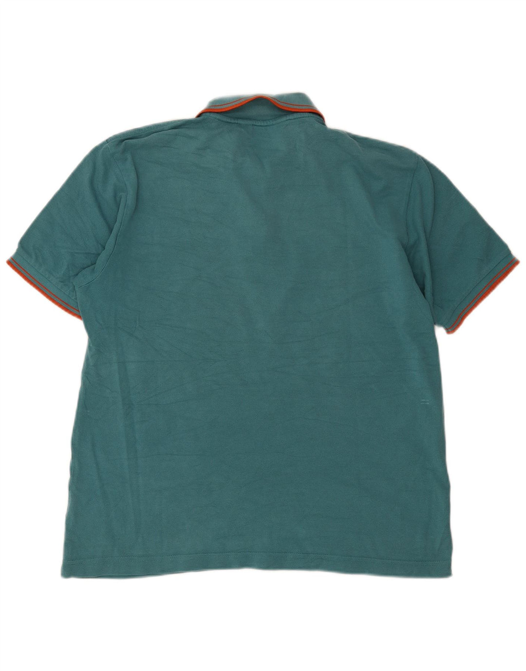 Kappa Polo Homme Large Vert Rayé Coton