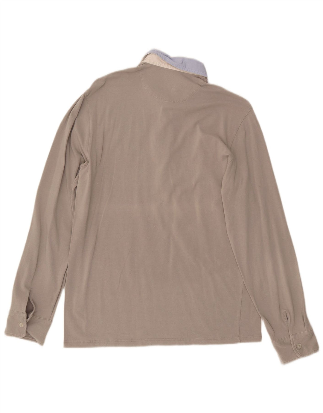 FRED PERRY Polo à manches longues pour homme en coton color block grand gris