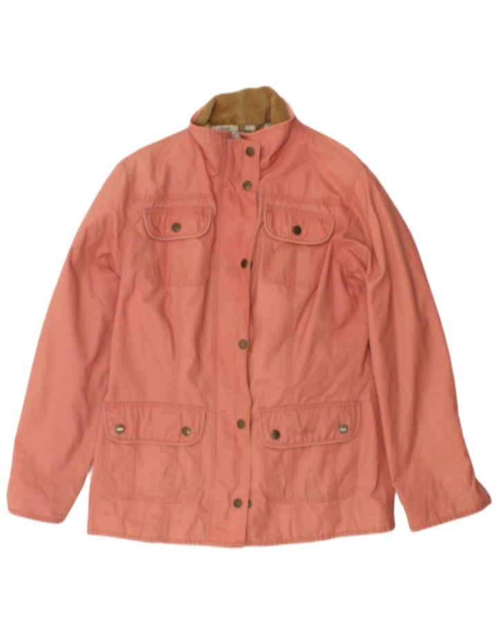 Barbour Veste en coton ciré pour femme UK 12 Rose moyen
