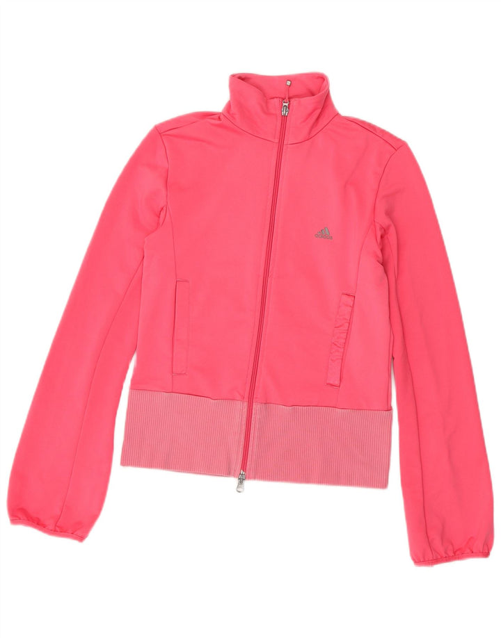 ADIDAS Femmes Clima 365 Graphic Survêtement Top Veste UK 10 Petit Rose