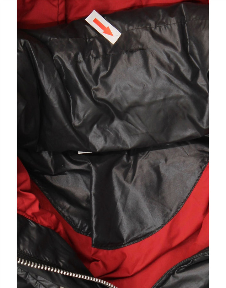 Ellesse Manteau rembourré à capuche pour femme UK 44 Medium Black Nylon