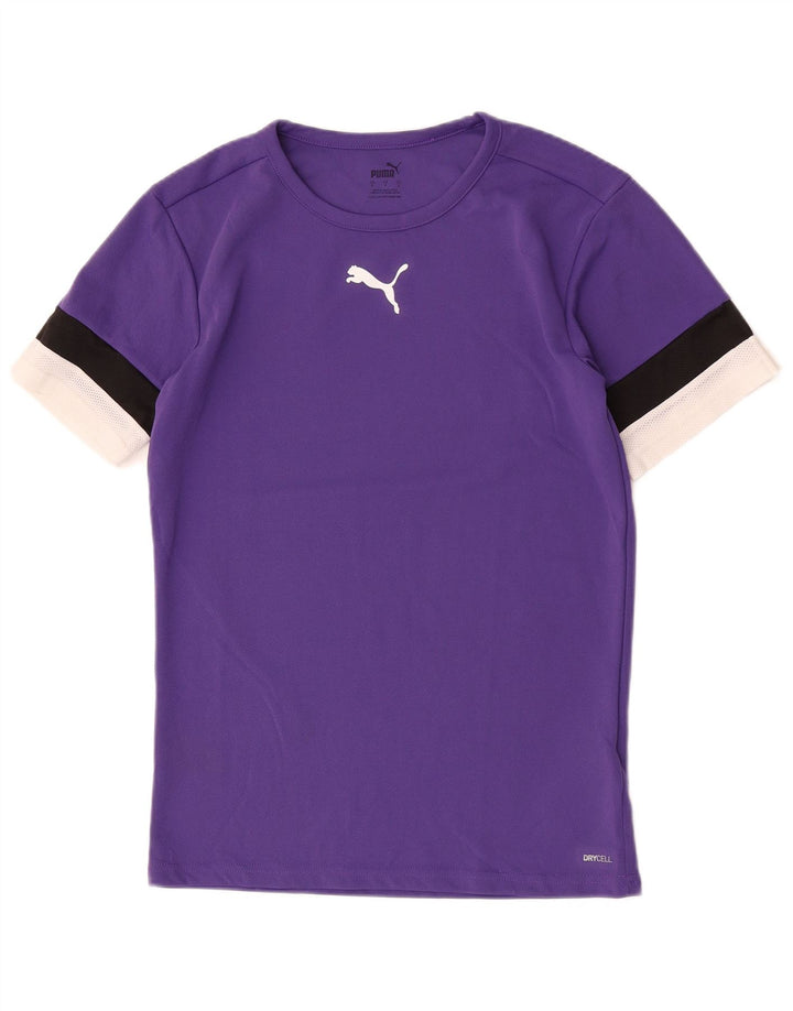 Puma T-Shirt Homme Violet Colorblock Polyester