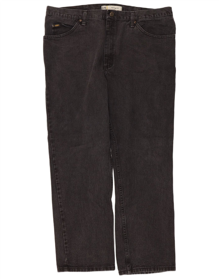 Lee Jean droit coupe droite homme W40 L30 coton noir