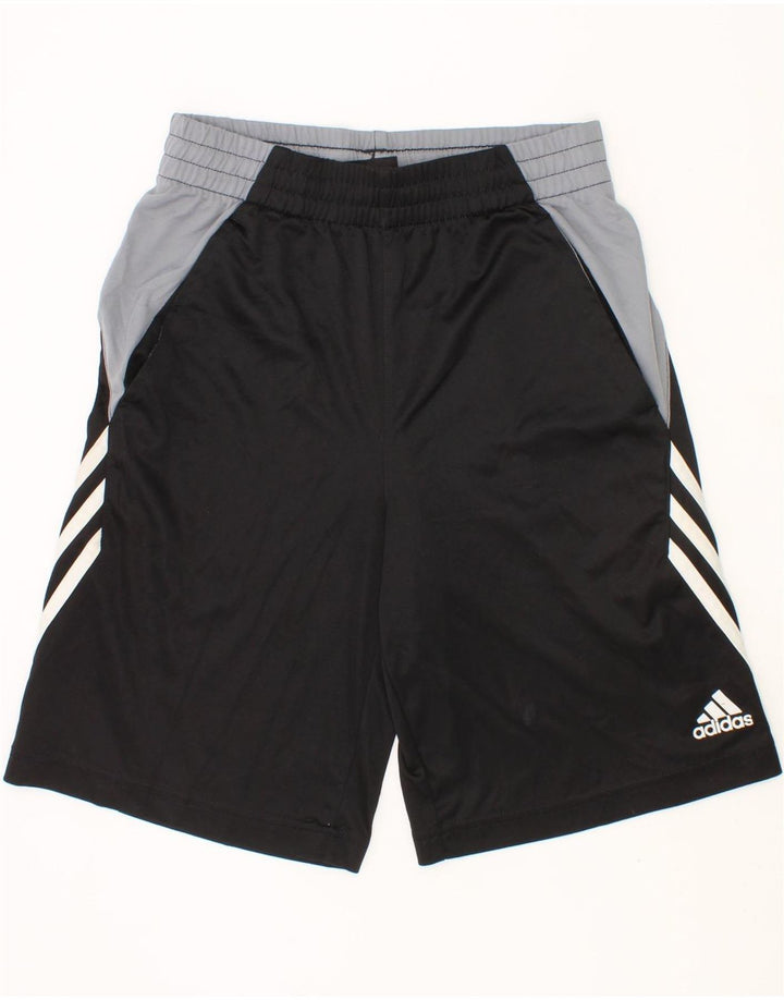 ADIDAS Short de sport pour garçon 7-8 ans Petit Noir Colorblock Polyester
